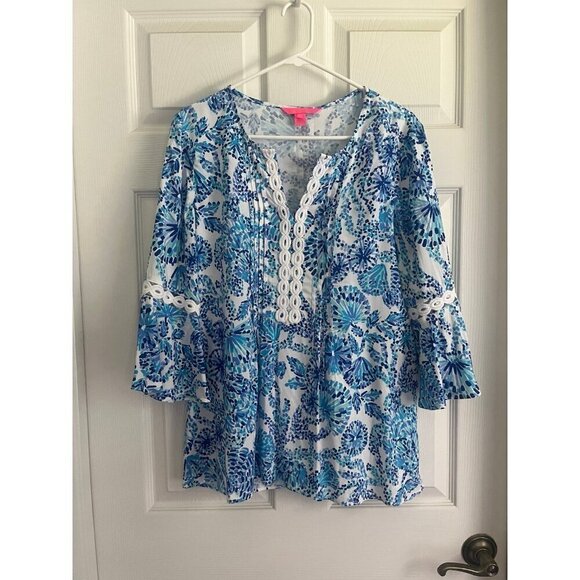 Lilly Pulitzer Hollie Tunic Blouse - Picture 5 of 7